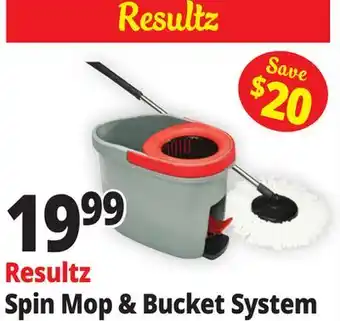 Ocean State Job Lot Resultz Spin Mop & Bucket System offer