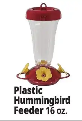 Ocean State Job Lot Plastic Hummingbird Feeder offer
