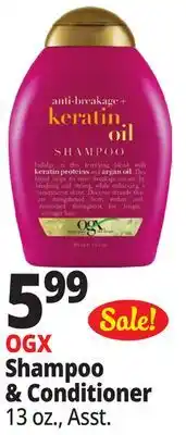 Ocean State Job Lot OGX Shampoo & Conditioner offer