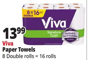Ocean State Job Lot Viva Paper Towels offer