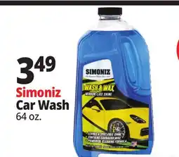 Ocean State Job Lot Simoniz Car Wash offer