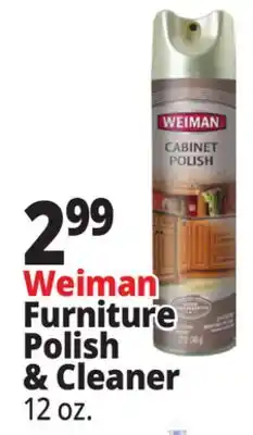 Ocean State Job Lot Weiman Furniture Polish & Cleaner offer
