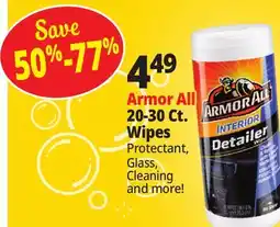 Ocean State Job Lot Armor All 20-30 Ct. Wipes offer
