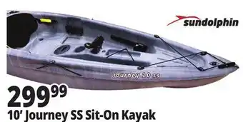 Ocean State Job Lot 10' Journey SS Sit-On Kayak offer