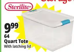 Ocean State Job Lot Sterilite Latch Top Storage Box 64 Qt offer