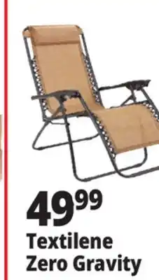 Ocean State Job Lot Reclining Zero Gravity Chair offer