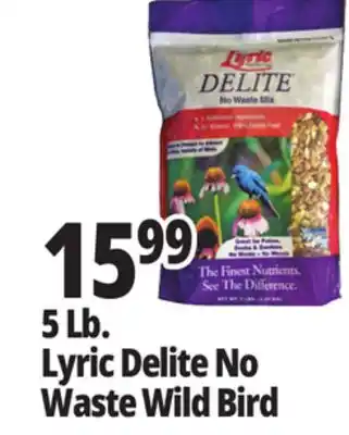 Ocean State Job Lot 5 Lb. Lyric Delite No Waste Wild Bird offer
