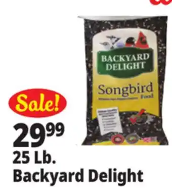 Ocean State Job Lot Backyard Delight Songbird Food 25 lbs offer