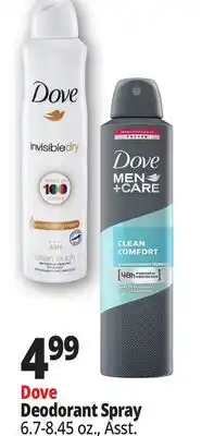 Ocean State Job Lot Dove Deodorant Spray offer