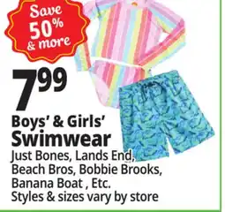 Ocean State Job Lot Boys' & Girls' Swimwear offer
