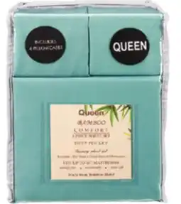 Ocean State Job Lot Queen Bamboo Blend Sheet Sets offer