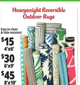 Ocean State Job Lot Heavy Reversable Outdoor Rugs offer