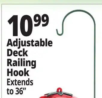 Ocean State Job Lot Adjustable Deck Railing Hook offer