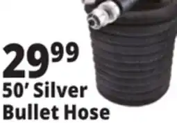 Ocean State Job Lot Pocket Hose Silver Bullet Garden Hose with Bonus Spray Nozzle 50' offer