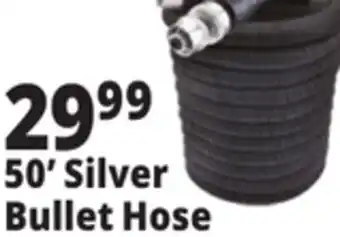 Ocean State Job Lot Pocket Hose Silver Bullet Garden Hose with Bonus Spray Nozzle 50' offer