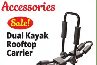 Ocean State Job Lot Dual Kayak Rooftop Carrier offer