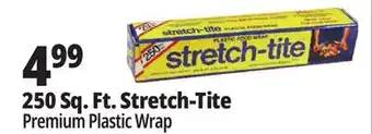 Ocean State Job Lot stretch-tite Premium Plastic Food Wrap 250 sq ft offer
