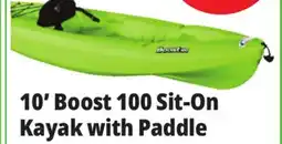 Ocean State Job Lot Pelican Boost 100 Kayak-Lime w/Paddle offer