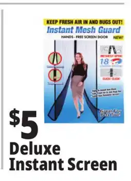 Ocean State Job Lot Deluxe Instant Screen offer