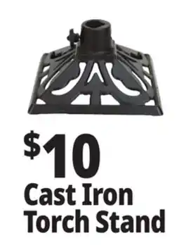 Ocean State Job Lot Cast Iron Torch Stand offer
