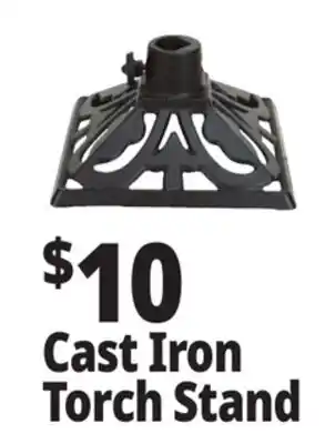 Ocean State Job Lot Cast Iron Torch Stand offer
