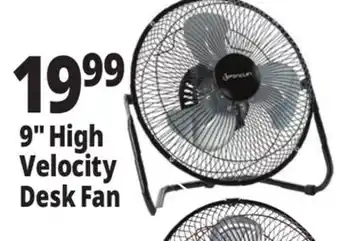 Ocean State Job Lot 9 High Velocity Desk Fan offer