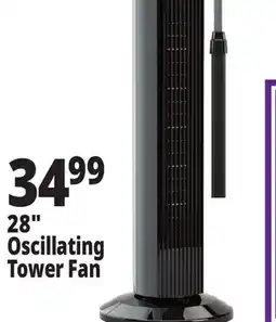 Ocean State Job Lot 28 Oscillating Tower Fan offer