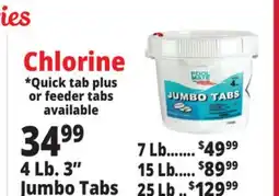 Ocean State Job Lot Chlorine offer
