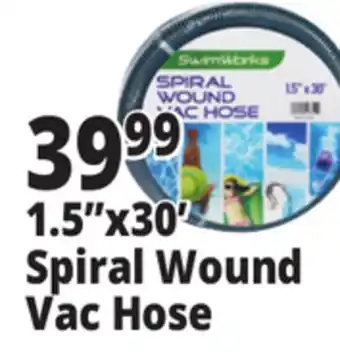 Ocean State Job Lot SwimWorks Spiral Wound Vacuum Hose 1.5 x 30' offer