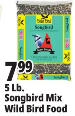Ocean State Job Lot Better Bird Songbird Better Blends Food 5 lbs offer