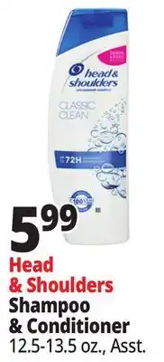 Ocean State Job Lot Head & Shoulders Shampoo & Conditioner offer