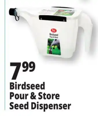 Ocean State Job Lot Birdseed Pour & Store Dispenser offer