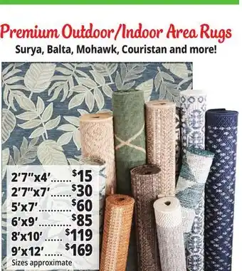 Ocean State Job Lot Premium Outdoor/Indoor Area Rugs offer