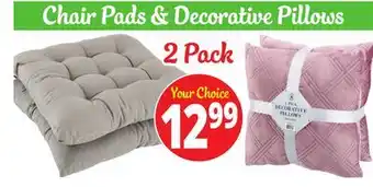 Ocean State Job Lot Chair Pads & Decorative Pillow offer
