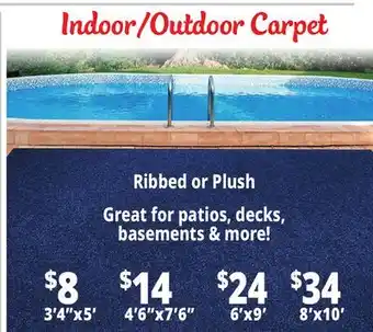 Ocean State Job Lot indoor/outdoor carpet offer
