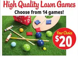 Ocean State Job Lot High Quality Lawn Games offer