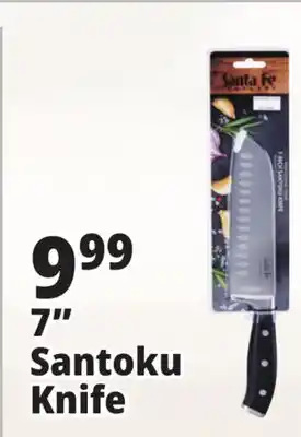 Ocean State Job Lot Santa Fe Professional Grade 7-Inch Santoku Knife offer