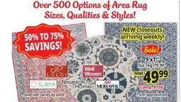 Ocean State Job Lot area rug offer