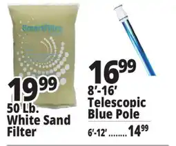 Ocean State Job Lot Mystic White Pool Filter Sand 50 lbs offer
