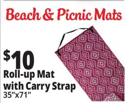 Ocean State Job Lot Roll-up Mat with Carry Strap offer