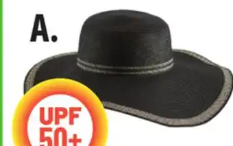 Ocean State Job Lot Extra-Wide Brim Straw Sun Hat offer