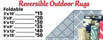 Ocean State Job Lot Reversible Outdoor Rugs offer
