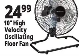 Ocean State Job Lot Penguin 10 High Velocity Desk Fan offer