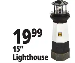 Ocean State Job Lot Solar Lighthouse with Rotating LED Light 15 offer