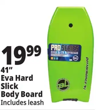 Ocean State Job Lot Hard Slick Body Board 41 offer