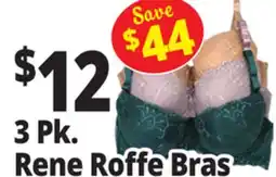 Ocean State Job Lot 3 Pk. Rene Roffe Bras offer