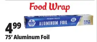 Ocean State Job Lot Baker's Choice Premium Quality Aluminum Foil 75 sq ft offer