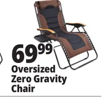 Ocean State Job Lot Oversized Zero Gravity Reclining Chair offer