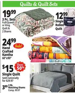 Ocean State Job Lot Quilts offer