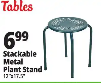 Ocean State Job Lot Stackable Metal Plant Stand offer